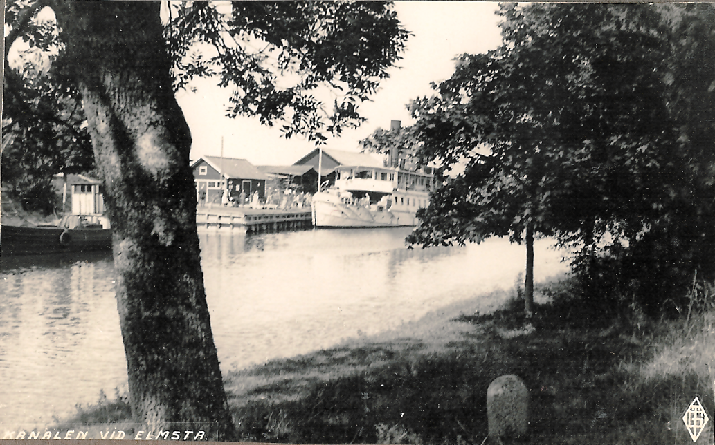 Kanalen vid Elmsta 1930-tal