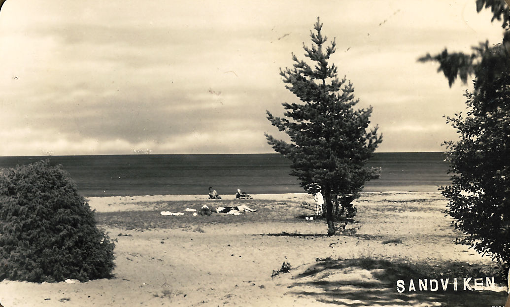 Badstranden vid Ålands hav, Sandviken